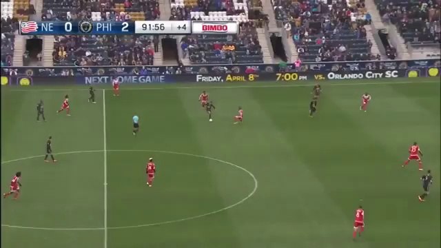 GOAL: Sebastien Le Toux - Philadelphia Union 3-0 New England Revolution - MLS 20-03-2016