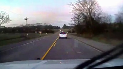 Course poursuite de folie se finit par un accident