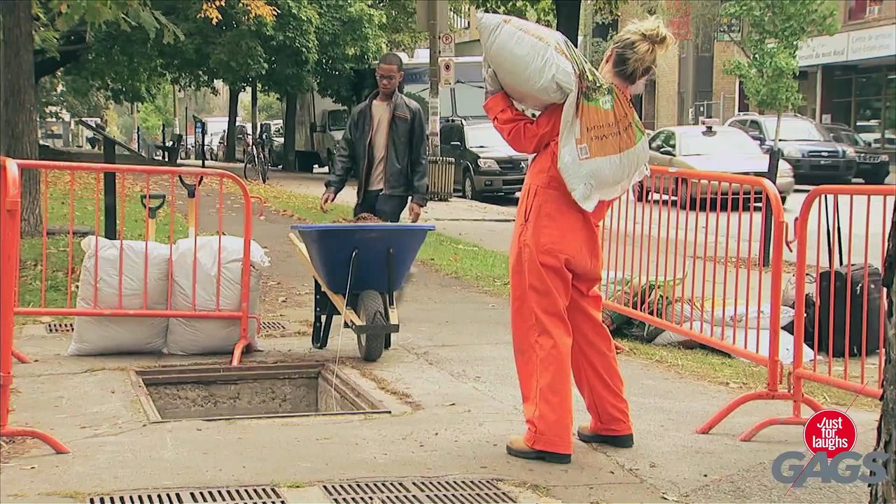 Clumsy Wheelbarrow Accident