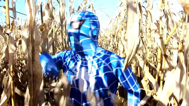 The Amazing Blue Spiderman vs Joker in Real Life - Superhero Fights and Having Fun Movie