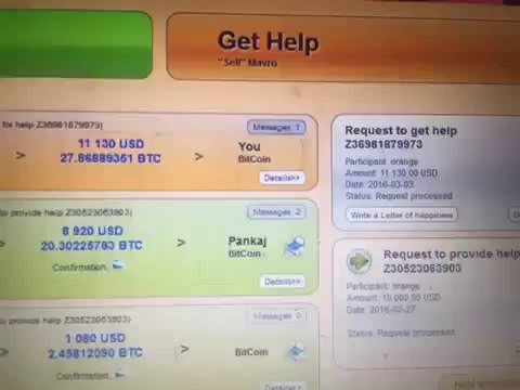 MMM Global Pays! Testimonials 11130 USD