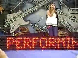 Beverley mitchell @ cma fest Plaza stage Nashville 2007