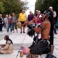 Amazing Street Performer Win The Hearts Of Crowd With Ancient Performing Style