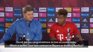 Alaba Extends Until 2021 and Cant Wait to Play Benfica