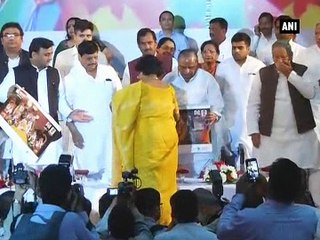 UP CM felicitates artists at Yash Bharti Awards