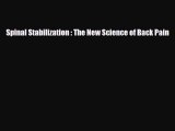 Read ‪Spinal Stabilization : The New Science of Back Pain‬ Ebook Free