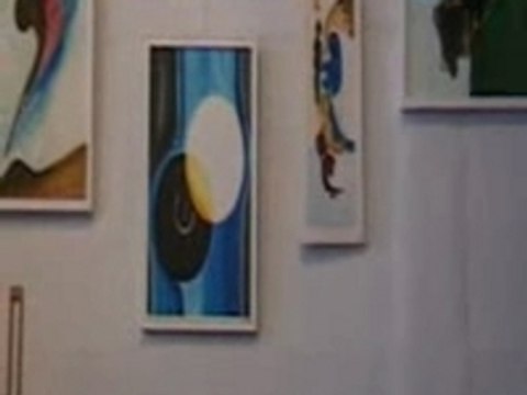 Vernissage de Félix vigon à la galerie jardin