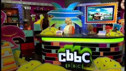 Strictlys Georgia May Foote visits the CBBC Office