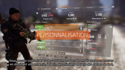 Tom Clancy's : The Division - Armes & améliorations - Guide #3