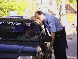 Overworked Copper Sleeps On The Job