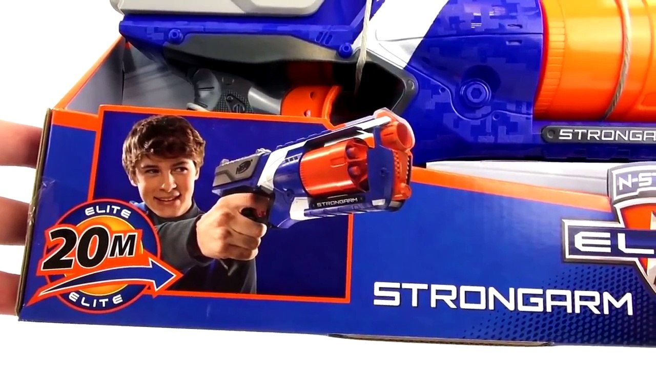 Nerf français unboxing review – Nerf N Strike Elite Strongarm Hasbro 36033E24 | français
