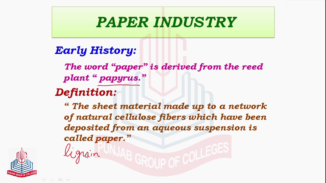 Paper Industry & its Raw Material , Pulping Method (Neutral Sulphite semi chemical process )