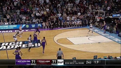 Download Video: Fin de match folle entre Northern Iowa et Texas A&M