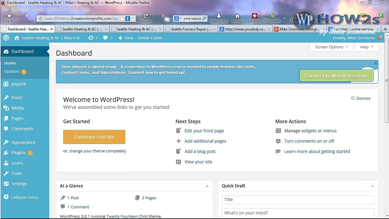 WordPress Tutorial for Beginners  Twenty Fourteen Theme  Properly Make a Website with WordPres... [HD, 720p]_clip5