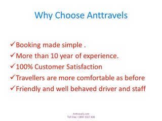 Tempo Traveller Hire Outstation