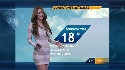 Yanet Garcia y El Avance Del Pronostico Del Tiempo 27-Dic-2014 19:00 PM Full HD