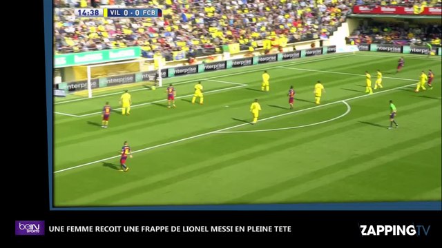 Lionel Messi : Une supportrice reçoit sa frappe en pleine tête, elle fait un malaise (Vidéo)