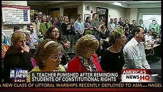 Teacher Punished After Reminding Students of Constitutional Rights