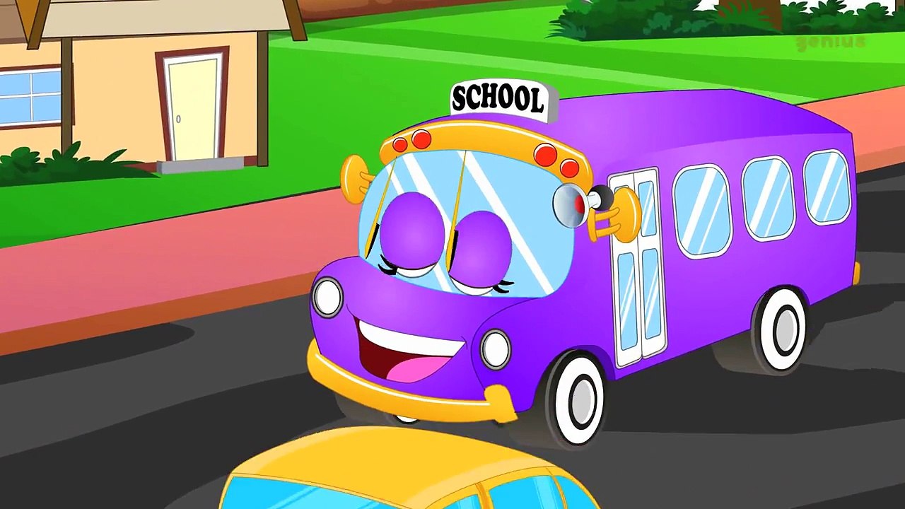 Wheels on the bus | Wheels on the bus go round and round | Nursery rhymes