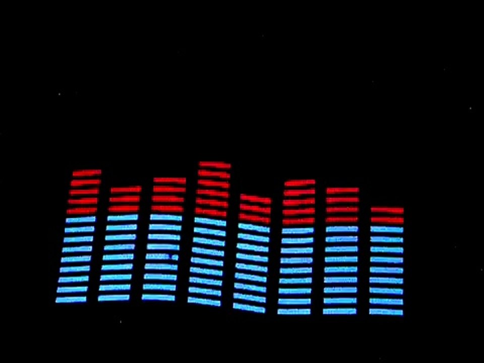 Musci Activiated  Flashing T-shirt " Equalizer"