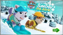 Paw Patrol: Snow Slide! FULL episode Kids Games