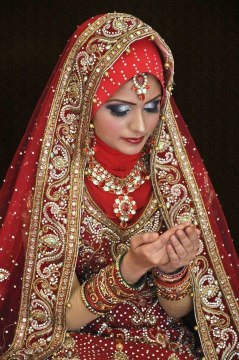 Muslim Bridal Makeup IAsian Bridal makeup_ Bangladeshi, Indian, Pakistani wedding makeup