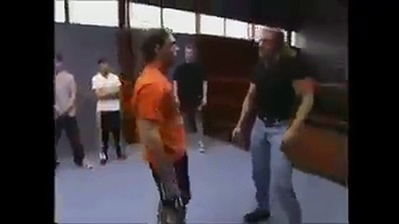 Fake wrestling video