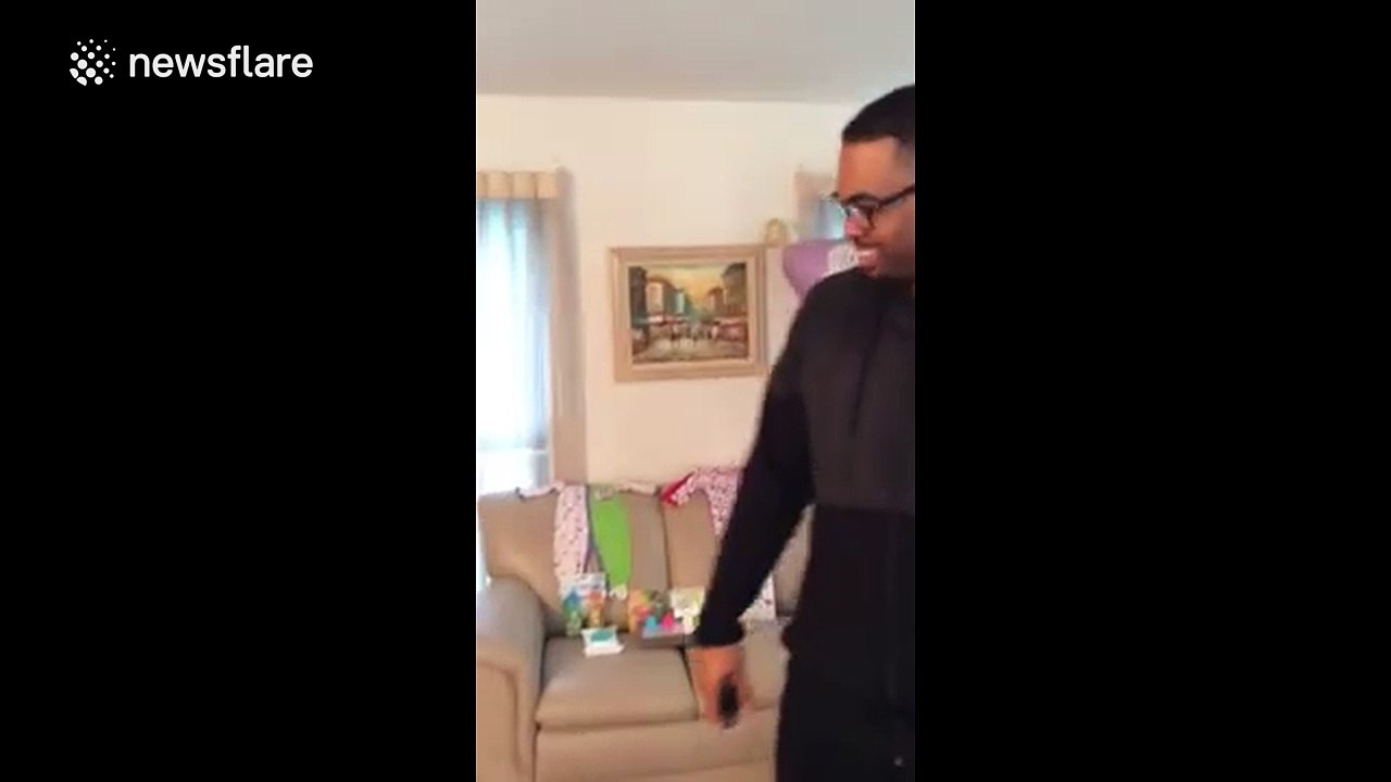 Husband's hilarious underwhelming reaction to finding out his wife's pregnant