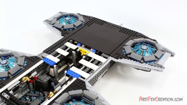 Lego Avengers SHIELD HELICARRIER 76042 Stop Motion Build Review