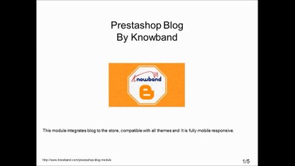 Prestashop Blog By Knowband