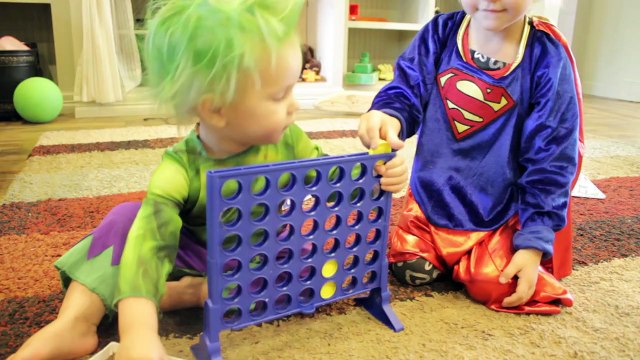 Baby Heroes Supergirl vs Hulk vs Evil Magician in Real Life Fun Comic Video | SuperHero Kids