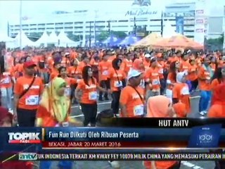 Fun Run Meriahkan Jelang Ulang Tahun ANTV di Bekasi