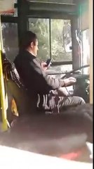 Bursa'da İnsan hayatını hiçe sayan halk otobüsü şoförü