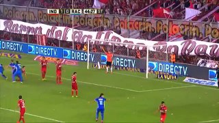 Gol de López. Independiente 1 - Racing 1. Fecha 4. Primera División 2016.