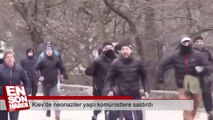 Kiev'de neonaziler yaşlı komünistlere saldırdı