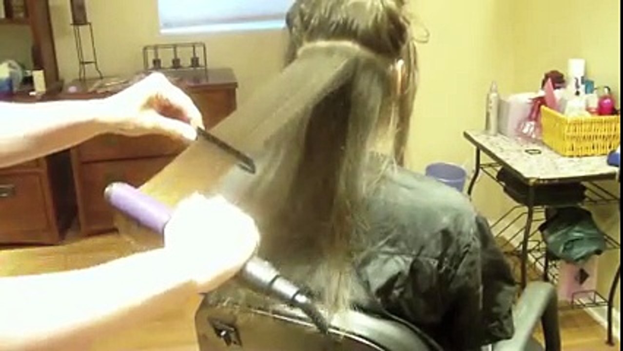 How to do a Dry Haircut- Long Layers, Point Cutting- Haircut Tutorial - easy & decent hairstyle