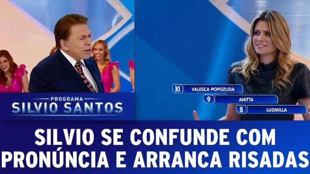 Silvio Santos se confunde com pronúncia e arranca boas risadas