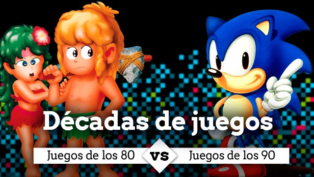 Cara a cara Juegos de los 80 VS juegos de los 90