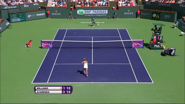 2016 BNP Paribas Open Final Victoria Azarenka vs Serena Williams SporsWire