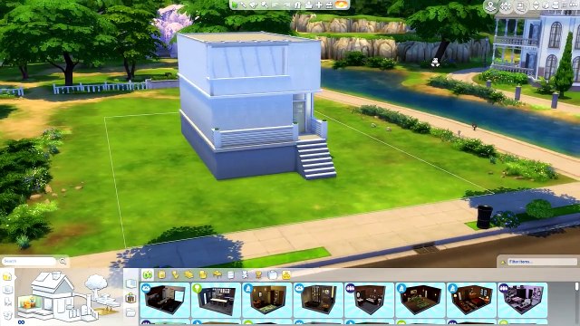 THE SIMS 4 BARBIE BUILD PT 1. Deluxe Pink Townhouse