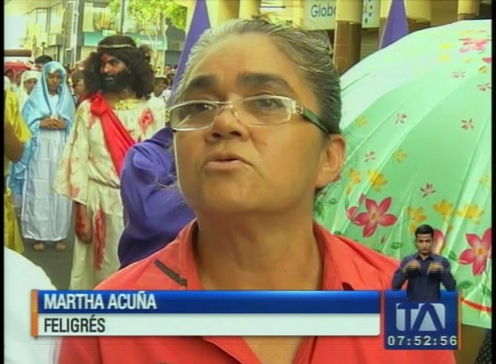 Miles de devotos participaron en la procesión de Jesús del Gran Poder
