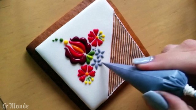 La vidéo d'un glaçage de biscuit séduit des millions d'internautes