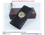 Mulberry Daria Continental Wallet Black Leathr Replica for Sale