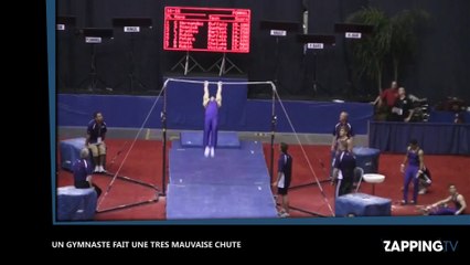 La terrible chute d’un gymnaste sur la nuque, les images impressionnantes (Vidéo)