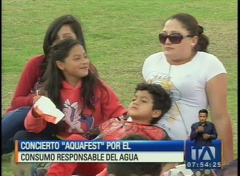 Concierto “Aquafest” por el consumo responsable de agua
