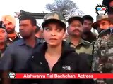 Aishwarya Rai Bachchan Visits BSF Jawans at Attari Border 2016