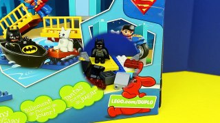 NEW Duplo Lego Batman Adventure Set + Superman With Surprise Eggs Guessing Game by DisneyC