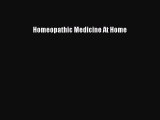PDF Homeopathic Medicine At Home  EBook