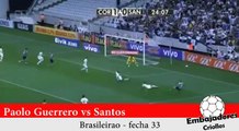 Highlights de Paolo Guerrero vs Santos