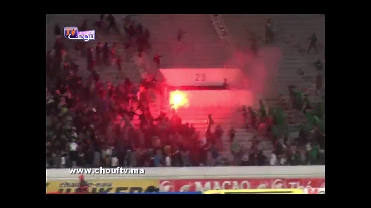 Massive football fan riot
